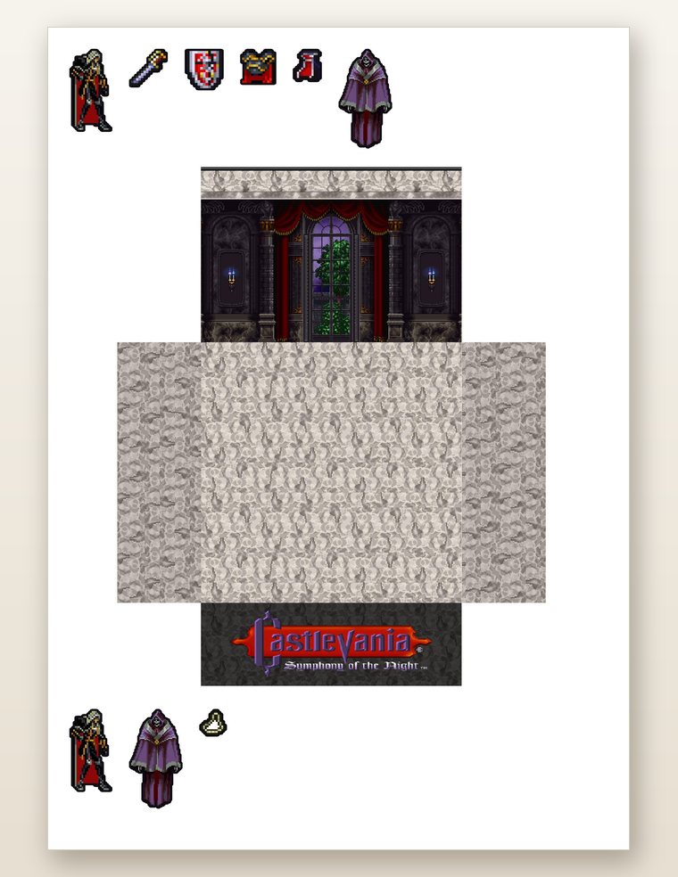 The printable sheet