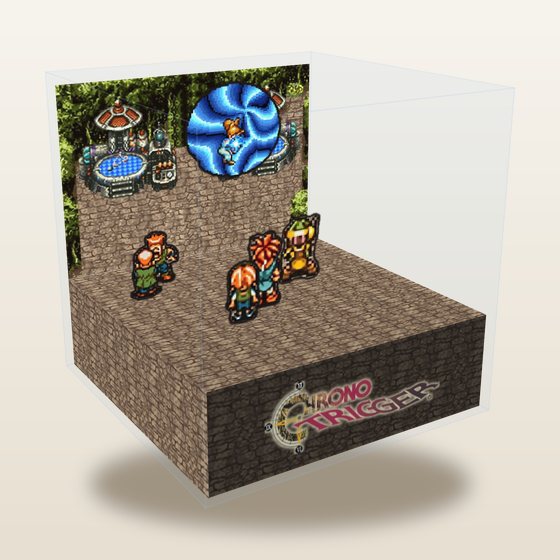 Chrono Trigger cube diorama