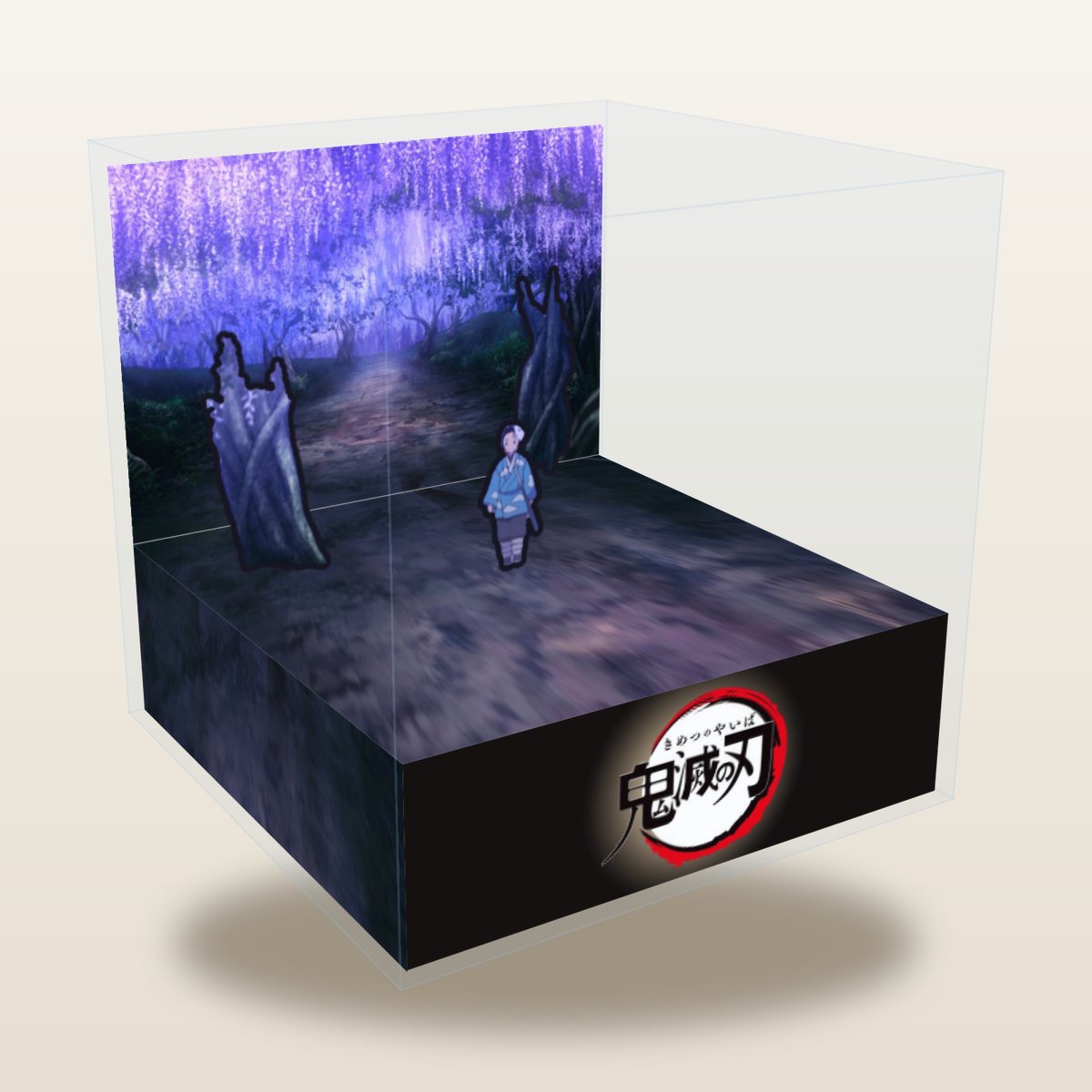 Demon Slayer cube diorama, Mount Fujikasane