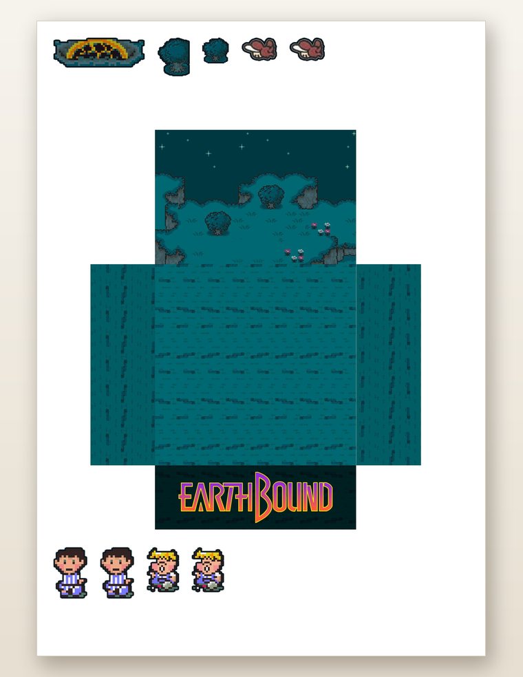 The printable sheet